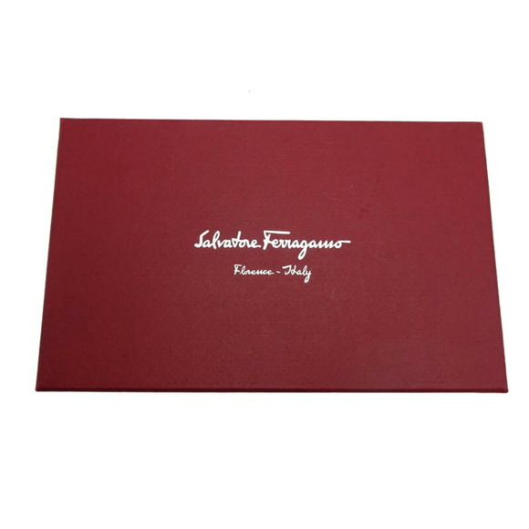 Salvatore Ferragamo Gancini Long Wallet Ladies' JL-22 B300 Leather Pink - Picture 9 of 9